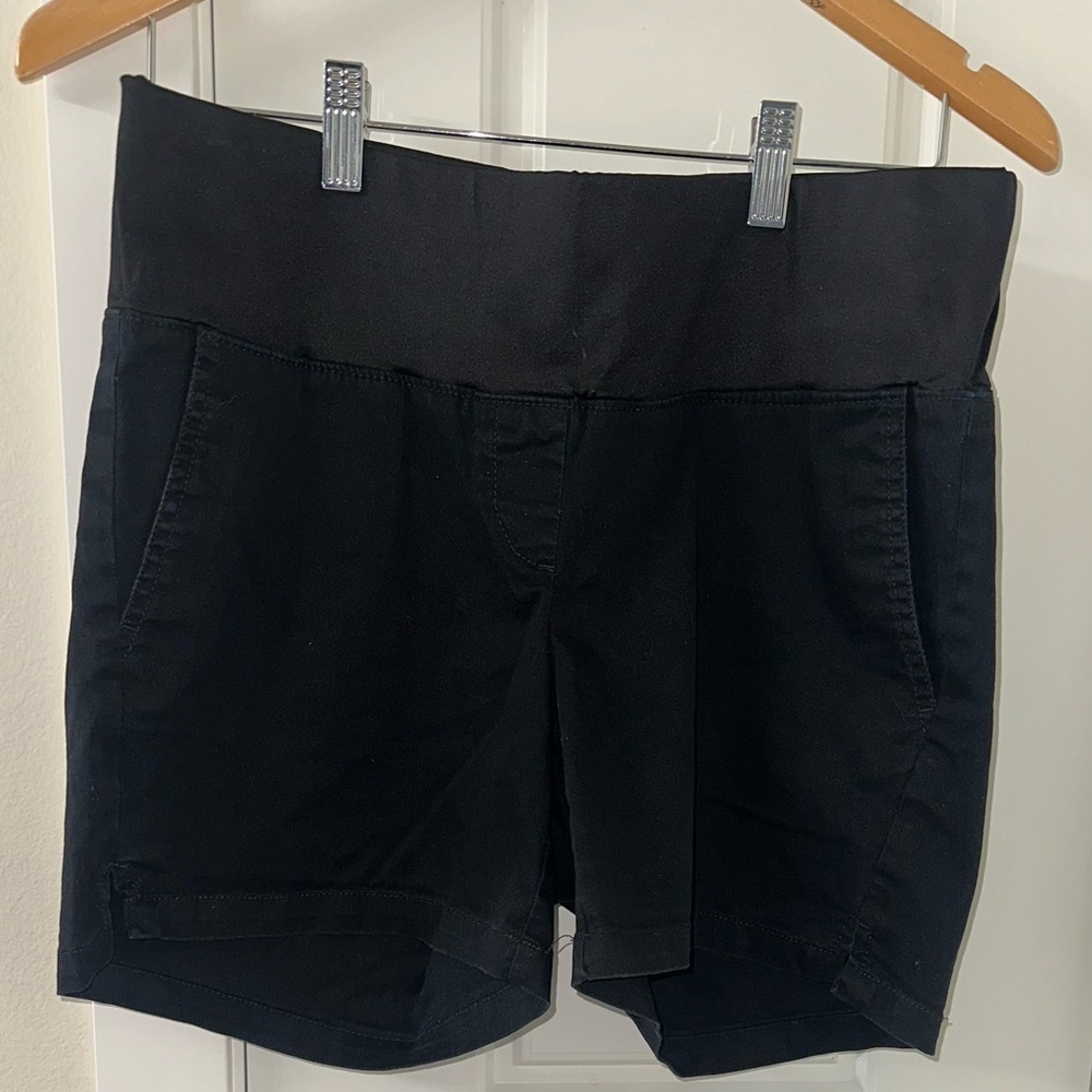 Ann Taylor Black High Waist maternity Shorts